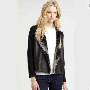 Ella Moss Cooper Faux Furtrim Jacket XS